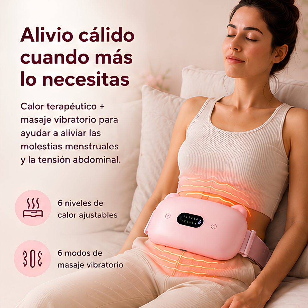 Cinturón térmico inteligente para alivio menstrual