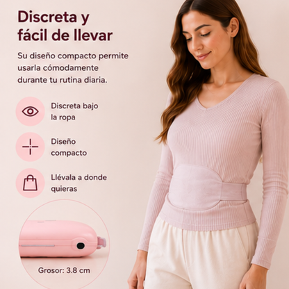 Cinturón térmico inteligente para alivio menstrual