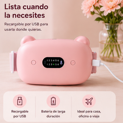 Cinturón térmico inteligente para alivio menstrual